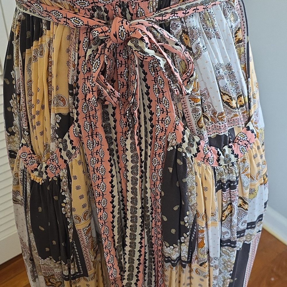 Matilda Jane Knockout Maxi Dress Boho Patchwork Sleeveless Festival Size M - Picture 3 of 14